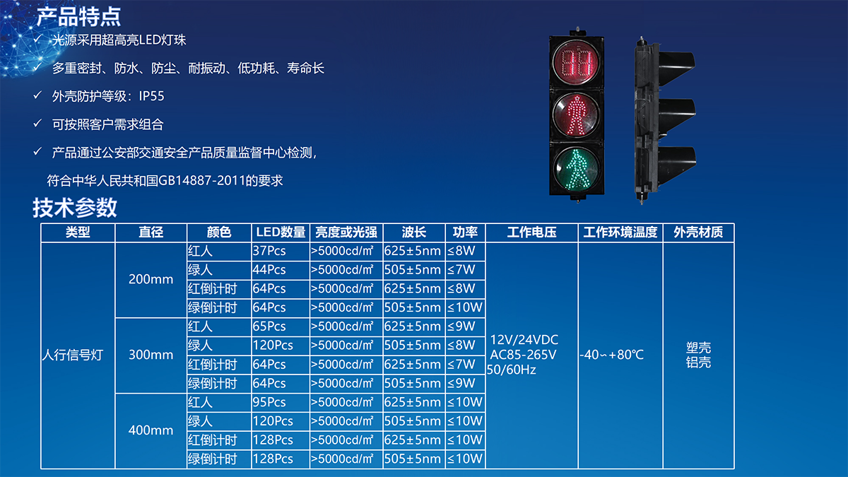 200mm300mm400mm双色双位倒计时静红人静/动绿人二、三单元 人行信号灯，静态动态人行加/含倒计时器交通信号灯，人行信号灯含倒计时器盲人钟嘀嗒语音提示，深圳湖南长沙常德株洲娄底益阳邵阳交通信号灯厂家，红绿灯生产厂家，智能交通工程施工安装，智能交通设备调试安装技术服务