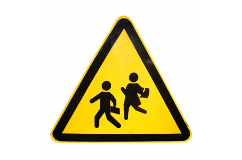 注意儿童警告标志